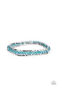 Paparazzi Just a Spritz - Blue Bracelet