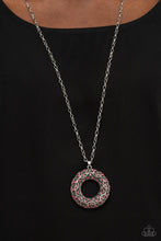 Load image into Gallery viewer, Paparazzi Wintry Wreath - Pink Necklace
