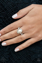 Load image into Gallery viewer, Paparazzi One Day at a SHOWTIME - White Ring
