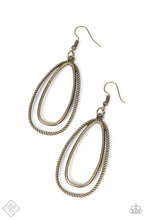 Load image into Gallery viewer, Paparazzi Lend Me Your Lasso - Brass Earrings
