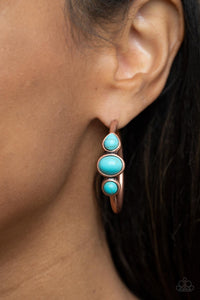 Paparazzi Dusky Charmer - Copper Earrings