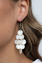 Load image into Gallery viewer, Paparazzi Tropical Tryst - White Earrings
