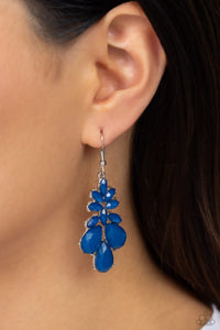 Paparazzi Fashionista Fiesta - Blue Earrings