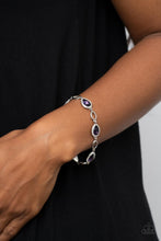 Load image into Gallery viewer, Paparazzi Timelessly Teary - Purple Bracelet
