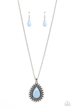 Load image into Gallery viewer, Paparazzi DROPLET Like Its Hot - Blue Necklace
