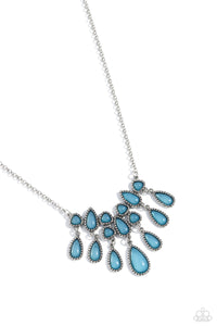 Paparazzi Exceptionally Ethereal - Blue Necklace
