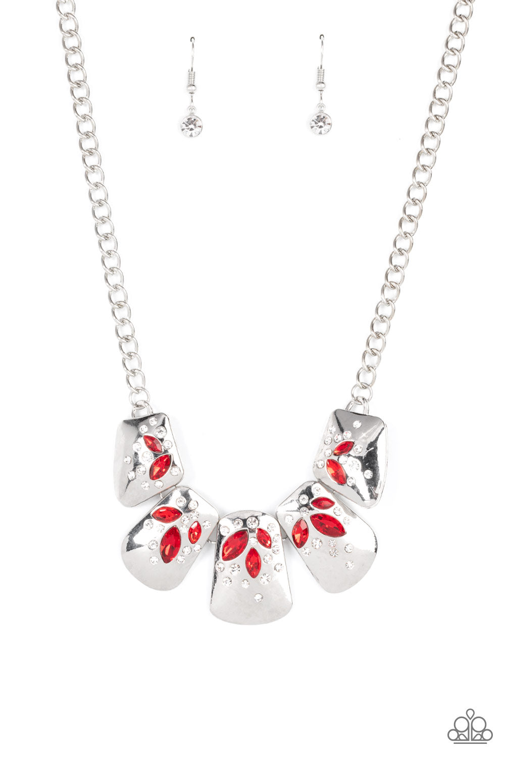 Paparazzi Jubilee Jingle - Red Necklace