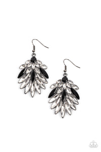 Paparazzi COSMIC-politan - Black Earring