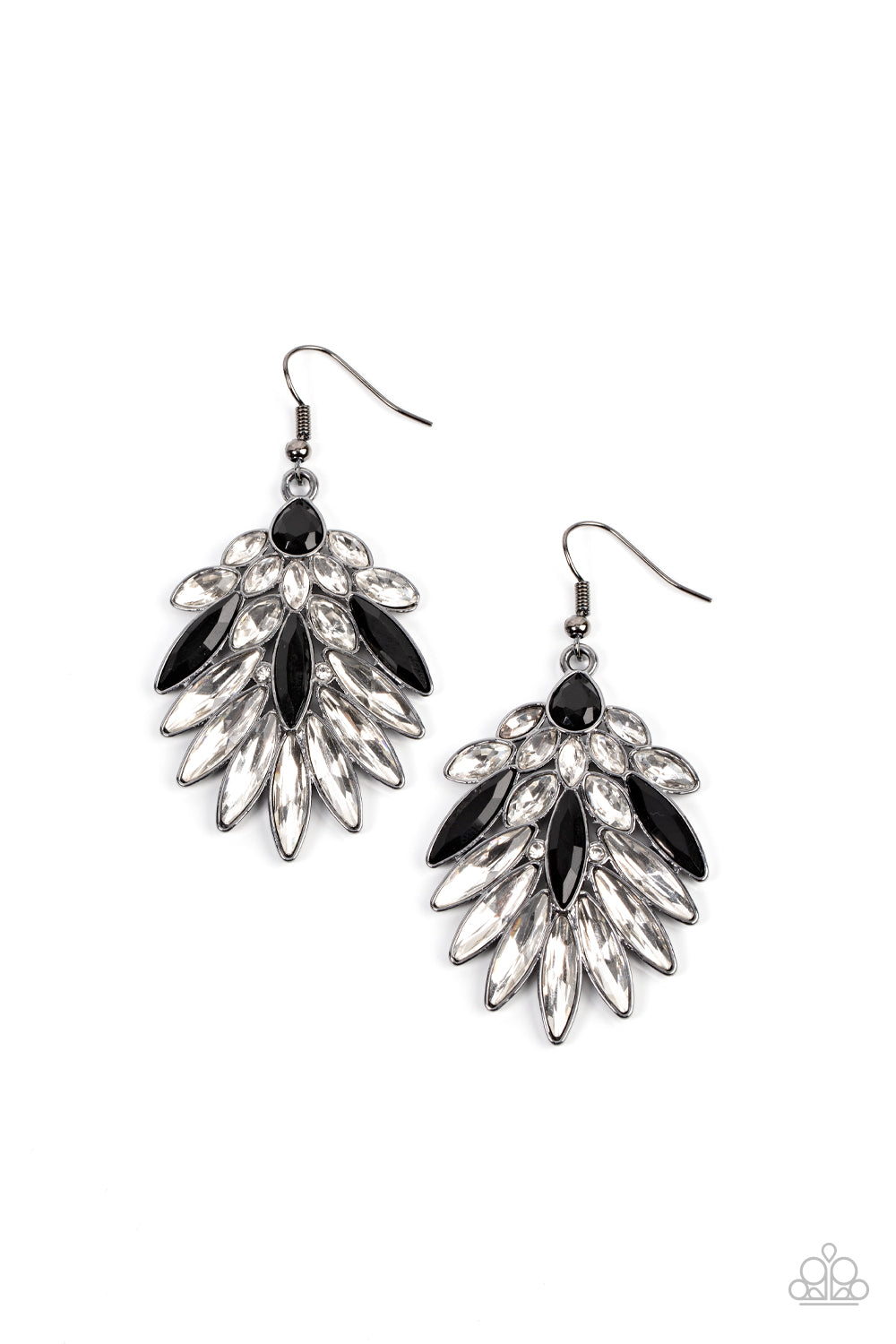 Paparazzi COSMIC-politan - Black Earring