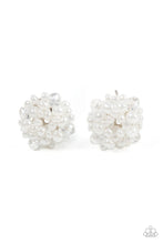 Load image into Gallery viewer, Paparazzi Bunches of Bubbly - White Earrings

