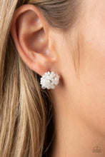 Load image into Gallery viewer, Paparazzi Bunches of Bubbly - White Earrings
