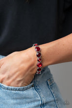 Load image into Gallery viewer, Paparazzi Twinkling Tease - Red Bracelet
