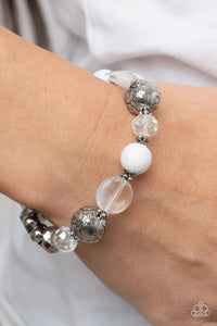 Paparazzi Pretty Persuasion - White Bracelet