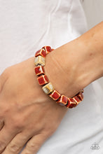 Load image into Gallery viewer, Paparazzi Glaze Craze - Red Bracelet
