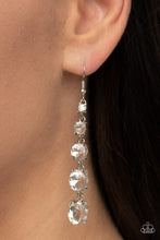 Load image into Gallery viewer, Paparazzi Red Carpet Charmer - White Earrings
