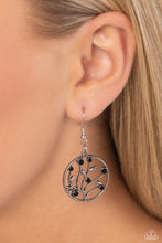 Load image into Gallery viewer, Paparazzi Bedazzlingly Branching - Black Earrings

