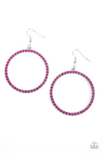 Load image into Gallery viewer, Paparazzi Head-Turning Halo - Pink Earring
