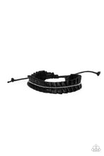 Load image into Gallery viewer, Paparazzi Hard to PLEATS - Black Bracelet
