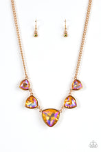 Load image into Gallery viewer, Paparazzi Cosmic Constellations - Gold Necklace
