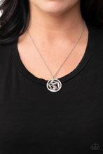 Load image into Gallery viewer, Paparazzi Head-Spinning Sparkle - Silver Necklace
