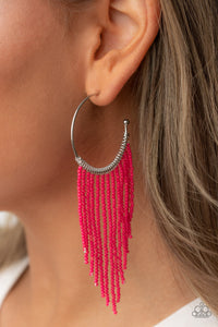 Paparazzi Saguaro Breeze - Pink Earring