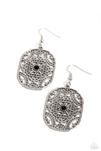 Load image into Gallery viewer, Paparazzi Greco-Roman Romance - Black Earrings
