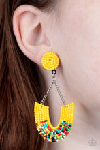 Load image into Gallery viewer, Paparazzi Make it RAINBOW - Yellow Earring
