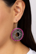 Load image into Gallery viewer, Paparazzi Whirly Whirlpool - Pink Earrings
