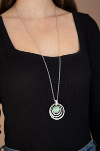 Paparazzi A Diamond A Day - Green Necklace