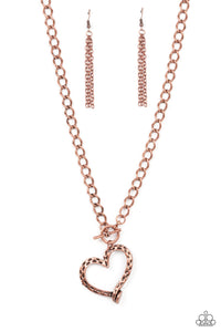 Paparazzi Reimagined Romance - Copper Necklace