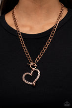 Load image into Gallery viewer, Paparazzi Reimagined Romance - Copper Necklace
