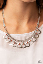 Load image into Gallery viewer, Paparazzi TEAR-rifically Twinkling - Orange Necklace
