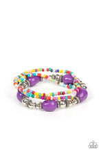 Load image into Gallery viewer, Paparazzi Confidently Crafty - Purple Bracelet
