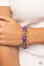 Load image into Gallery viewer, Paparazzi Confidently Crafty - Purple Bracelet
