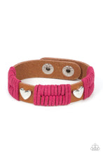 Load image into Gallery viewer, Paparazzi Lusting for Wanderlust - Pink Bracelet
