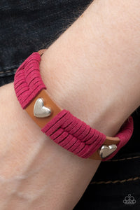 Paparazzi Lusting for Wanderlust - Pink Bracelet