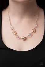 Load image into Gallery viewer, Paparazzi Inspirational Iridescence - Rose Gold Necklace
