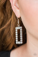 Load image into Gallery viewer, Paparazzi Mirror Mirror - White Earrings
