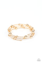 Load image into Gallery viewer, Paparazzi Spontaneous Shimmer - Gold Bracelet
