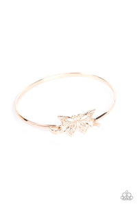 Paparazzi Did I FLUTTER? - Rose Gold Bracelet
