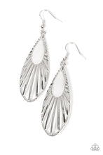 Load image into Gallery viewer, Paparazzi WING-A-Ding-Ding - White Earrings
