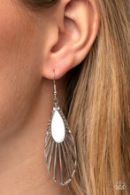 Load image into Gallery viewer, Paparazzi WING-A-Ding-Ding - White Earrings
