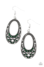 Load image into Gallery viewer, Paparazzi Colorfully Moon Child - Green Earrings
