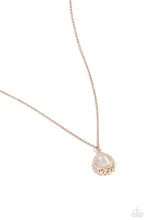Load image into Gallery viewer, Paparazzi Gracefully Glamorous - Rose Gold Necklace
