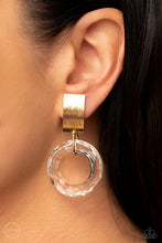 Load image into Gallery viewer, Paparazzi Clear Out! - Gold Earring
