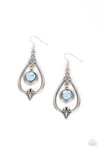 Paparazzi Ethereal Emblem - Blue Earrings