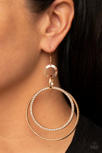 Load image into Gallery viewer, Paparazzi Haute Hysteria - Gold Earring
