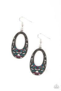 Paparazzi Colorfully Moon Child - Multi Earrings