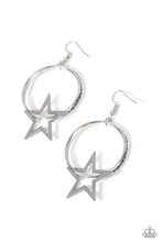 Load image into Gallery viewer, Paparazzi Superstar Showcase - Silver Earring
