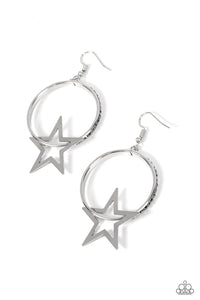 Paparazzi Superstar Showcase - Silver Earring